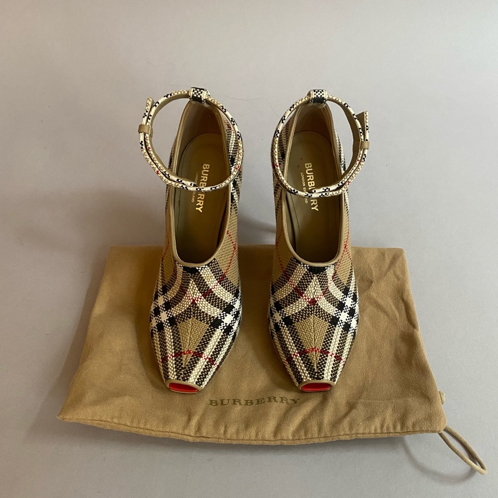 Burberry Check Heels